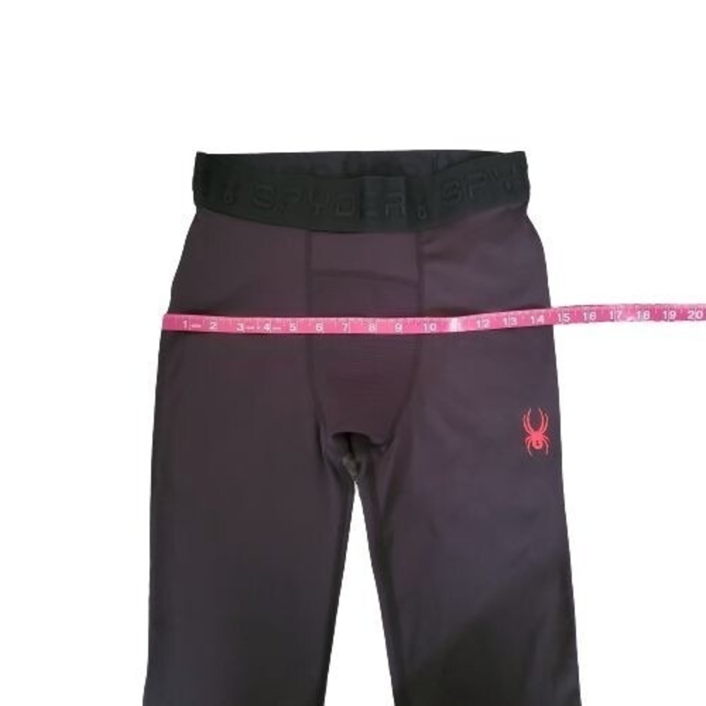 Spyder Active Men's Pro Web Base Layer Compression Leggings Pants Black Size Sma - Picture 11 of 13
